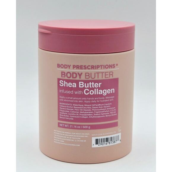 Body Prescriptions Body Butter- Shea Infused with Collagen- 21.16 oz NEW - Picture 2 of 2